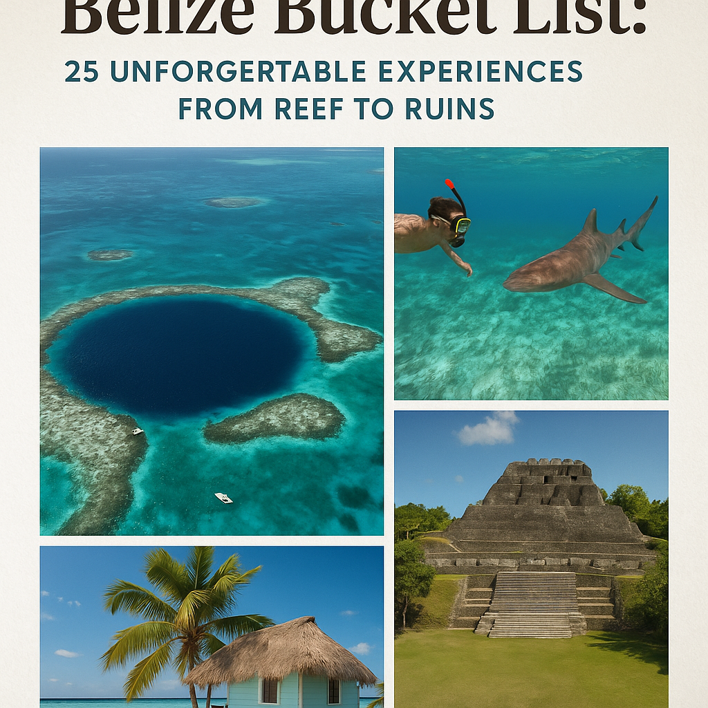 Belize bucket list experiences