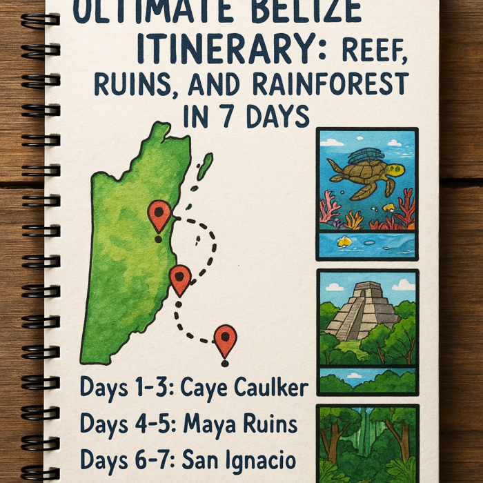 Belize vacation itinerary