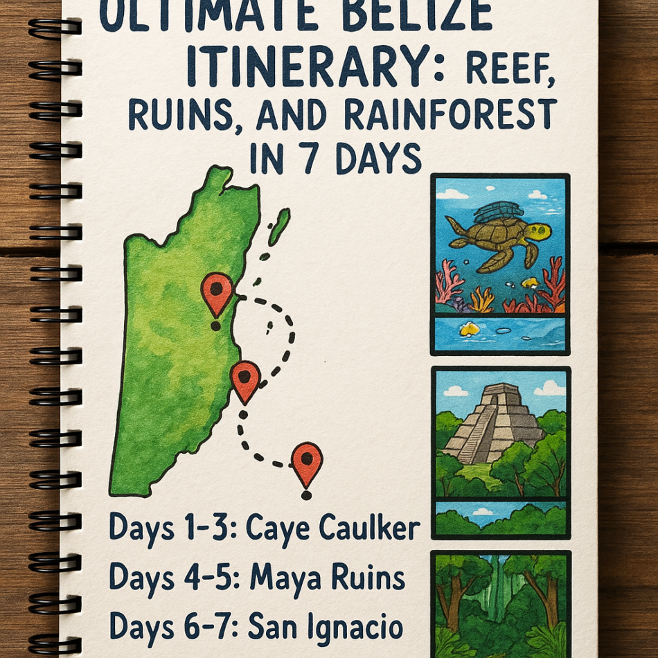 Belize vacation itinerary